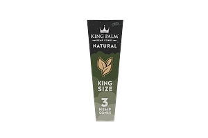 King Palm | Natural Hemp Cones King Size | 3pk by King Palm