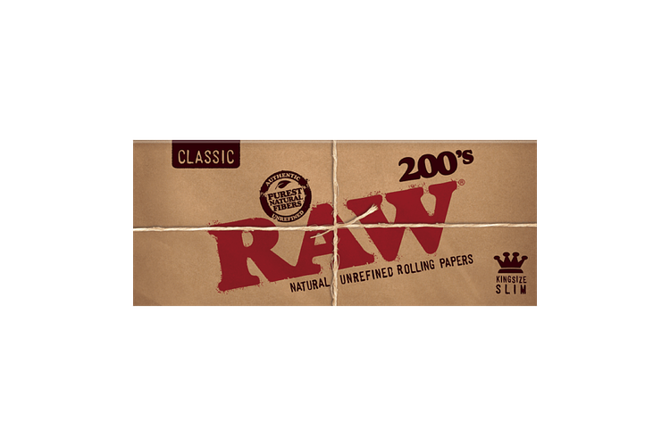 RAW | Classic 200's King Size Slim Rolling Papers by Raw