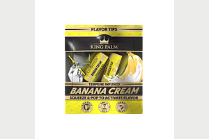 King Palm | Banana Cream Terpene Infused Tips | 2pk by King Palm