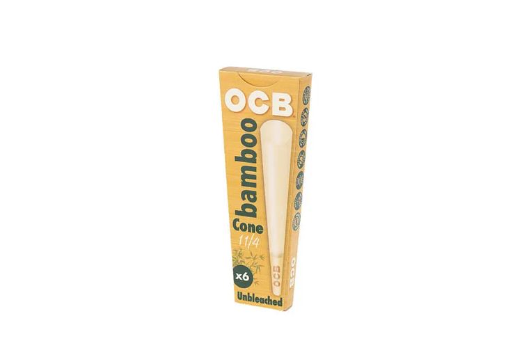 OCB | Unbleached Bamboo Cones | 6pk | 1.25" by Ocb