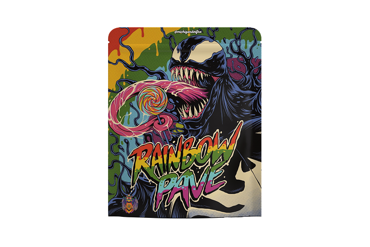 Michigander Fire | Rainbow Pave Prepackaged Flower | 3.5g by Michigander Fire