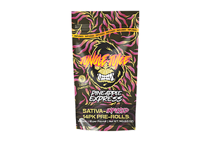 Jungle Juice | Pineapple Express Infused Pre-Roll Pack | 14x1g | 14g by Jungle Juice