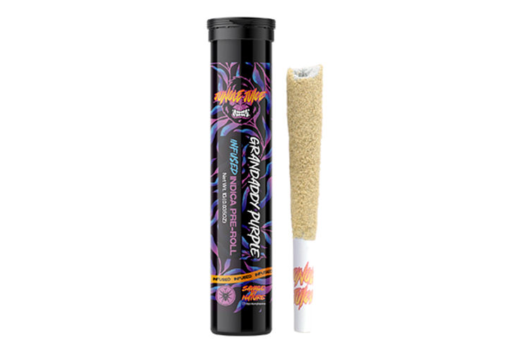 Jungle Juice | Grandaddy Purple Tarantula Infused Pre-Roll | 1g by Jungle Juice
