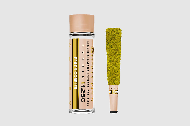Mitten Extracts | Peach Cobbler Infused Pre-Roll | 1.25g by Mitten Extracts