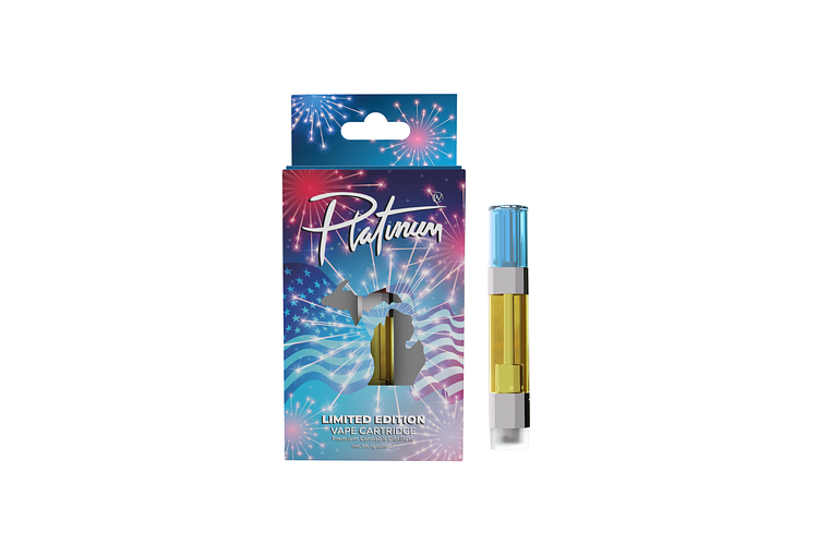 Limited Edition Platinum Vape | Make America Grape Again Distillate Cartridge | 1g by Platinum