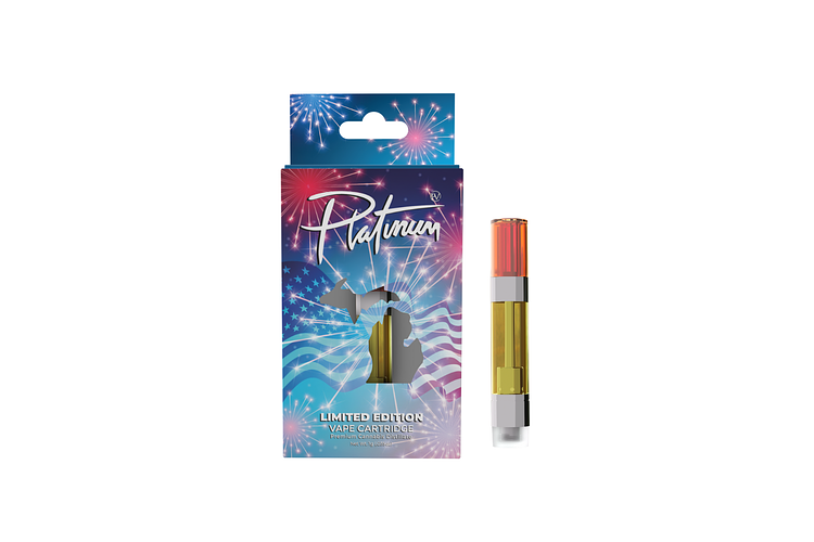 Limited Edition Platinum Vape | In-Peach-Mint Distillate Cartridge | 1g by Platinum