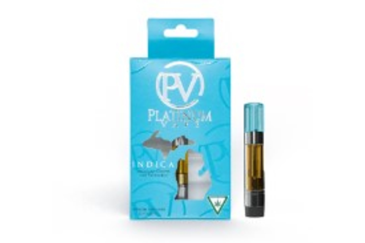 Platinum Vape | Blueberry Pie Distillate Cartridge | 1g by Platinum Vape