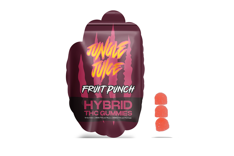 Jungle Juice | Fruit Punch Gummies | 10x20mg | 200mg by Jungle Juice