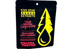 Five Star Extracts | Traverse City Cherry Full Spectrum Gummies | 4x50mg | 200mg by Five Star Extracts