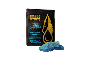 Five Star Extracts | Blueberry Lemon Haze Full Spectrum Gummies | 4x50mg | 200mg by Five Star Extracts