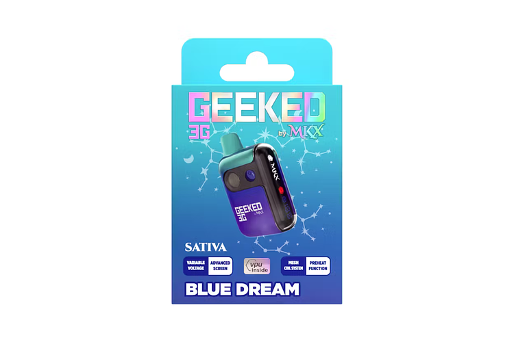 Geeked | Blue Dream Disposable Vape | 3g by MKX