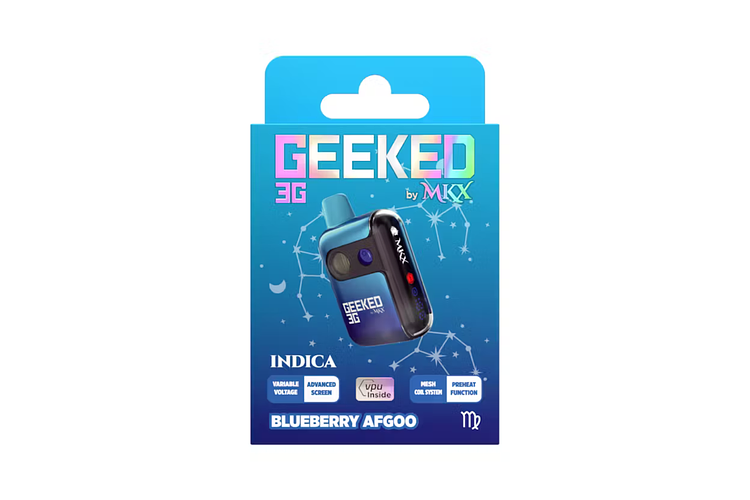 Geeked | Blueberry Afgoo Disposable Vape | 3g by MKX
