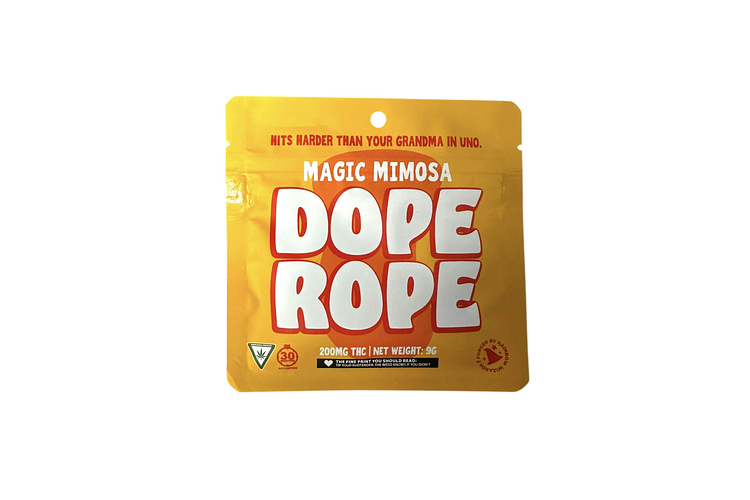 Dope Rope | Magic Mimosa Single Rope Gummy | 200mg by Dope Rope