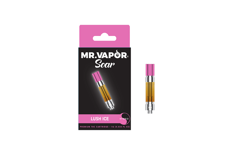 Mr. Vapor Soar | Lush Ice Distillate Cartridge | 1g by Mr. Vapor Soar