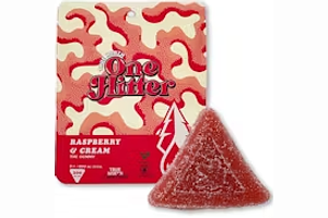 One Hitter Raspberry & Cream Single Gummy | 200mg by True North