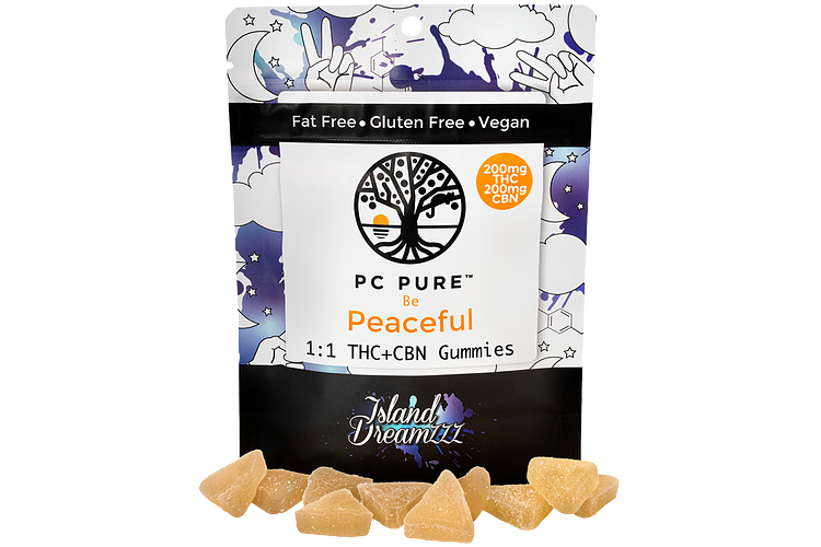 Island Dreamzzz Gummies | 1:1 THC:CBN | 200mg by PC Pure