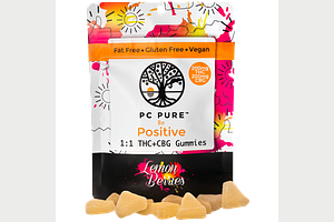 Lemon Berry Gummies | 1:1 THC:CBG | 200mg by PC Pure