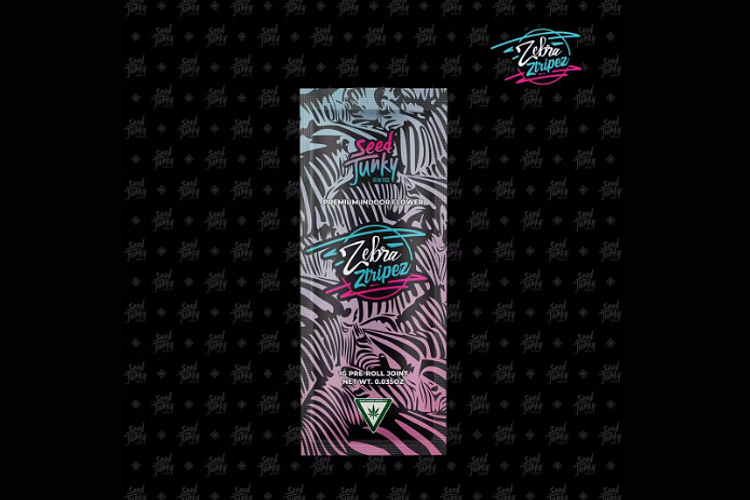 Zebra Ztripez Pre-Roll | 1g by Seed Junky