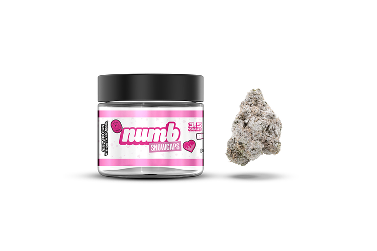 Numb | Bubblegum Gelato Prepackaged Snow Caps | 3.5g by Numb