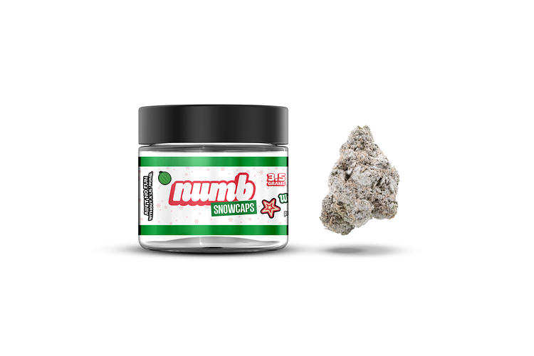 Numb | Watermelon OG Prepackaged Snow Caps | 3.5g by Numb
