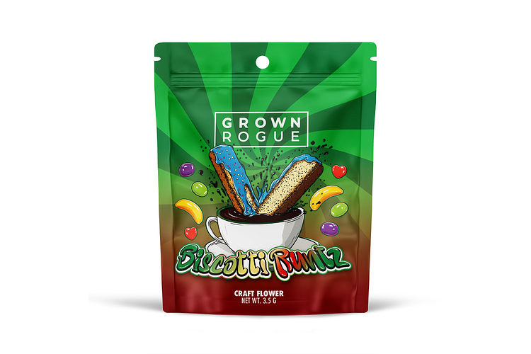 Grown Rogue | Biscotti Runtz Prepackaged Flower | 3.5g by Grown Rogue