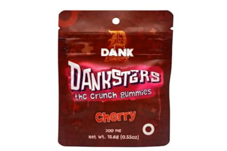 Danksters Cherry Crunch Gummies | 4x50mg | 200mg by Dank Extracts