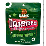 Danksters Green Apple Crunch Gummies | 4x50mg | 200mg by Dank Extracts