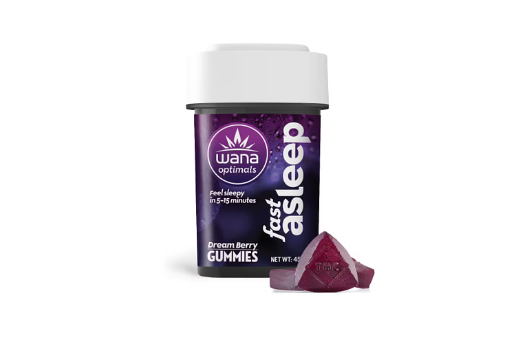 Dream Berry Fast Asleep Gummies | 5:1:1:1 CBD:CBN:CBG:THC | 20mg by Wana