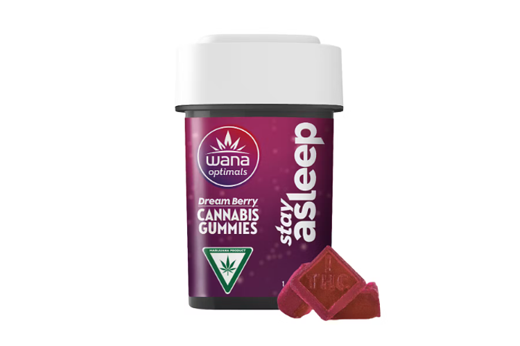 Dream Berry Stay Asleep Gummies | 4:1:1:2 CBD:CBN:CBG:THC | 100mg by Wana