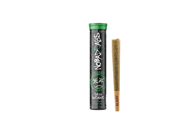 Sour Headband Infused Pre-Roll | 1.2g by No Bad Days