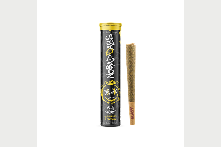 Blue Runtz Infused Pre-Roll | 1.2g by No Bad Days