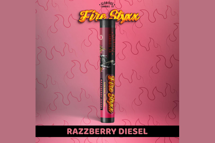 Razzberry Diesel Infused Pre-Roll | 1g by Fire Styxx