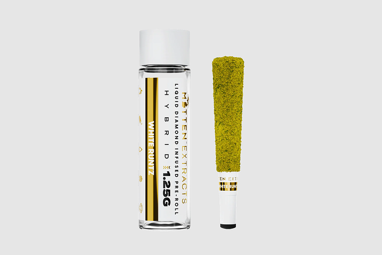 White Runtz Infused Pre-Roll | 1.25g by Mitten Extracts