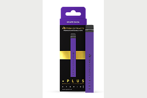 Grape Zaza Disposable Vape | 1g by Mitten Extracts