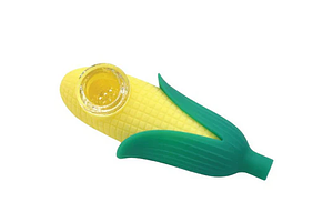 Hand Pipe | Silicone Corn Cob | 4.5" by 