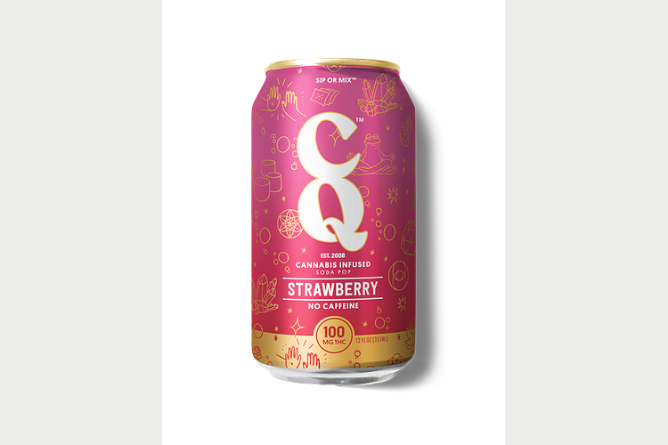 CQ | Strawberry Soda Single Can | 100mg by CQ