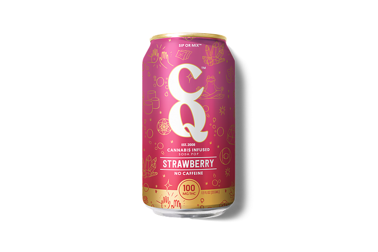 CQ | Strawberry Soda Single Can | 100mg by CQ
