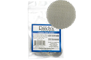 Randy's | Pipe Screens 0.625" 20 Pack by Randy's