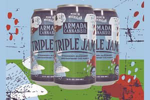 Armada Cannabis Co. | Triple Jam Punch Cider | 50mg by Armada Cannabis Co.