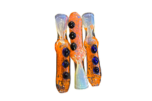 Chillum / One Hitter | Trap Art Assorted Colors | 3.5" by Cannatron