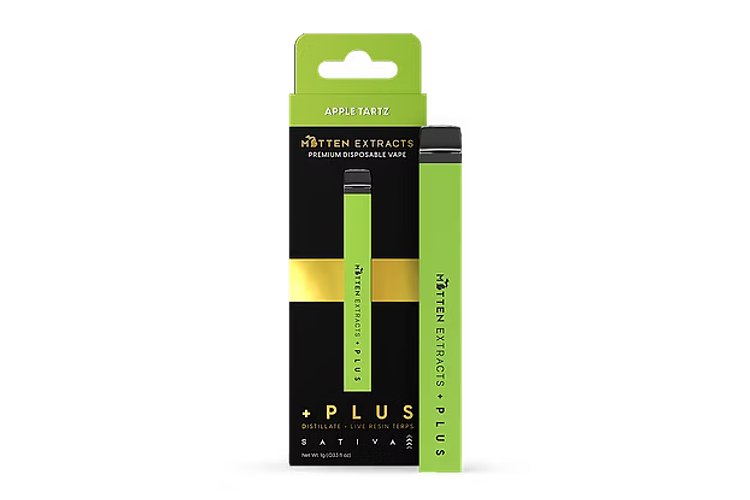 Apple Tartz Disposable Vape | 1g by Mitten Extracts