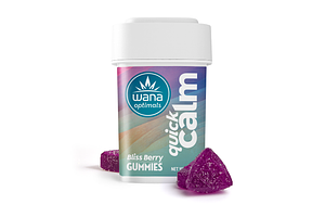 Wana Optimals | Bliss Berry Quick Calm Gummies | 10:10:1 CBG:CBD:THC | 8mg by Wana