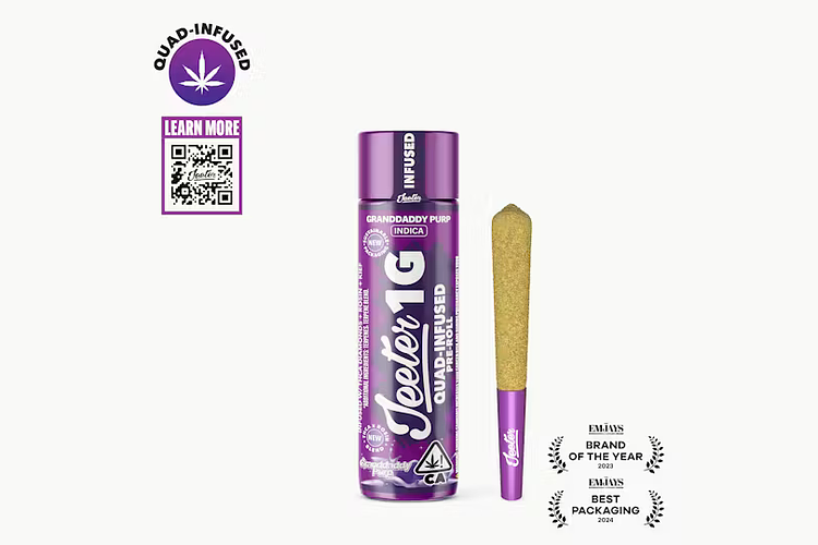 Granddaddy Purp Infused Pre-Roll | 1g by Jeeter