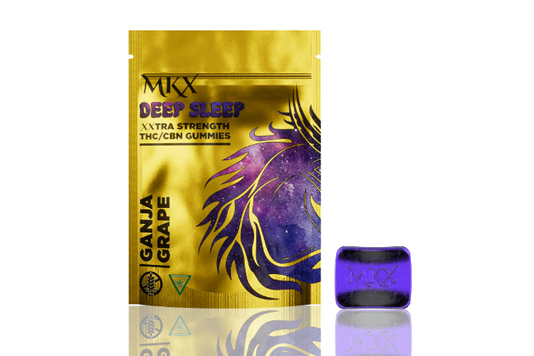 Ganja Grape Deep Sleep Gummies | 4:1 THC:CBN | 200mg by MKX