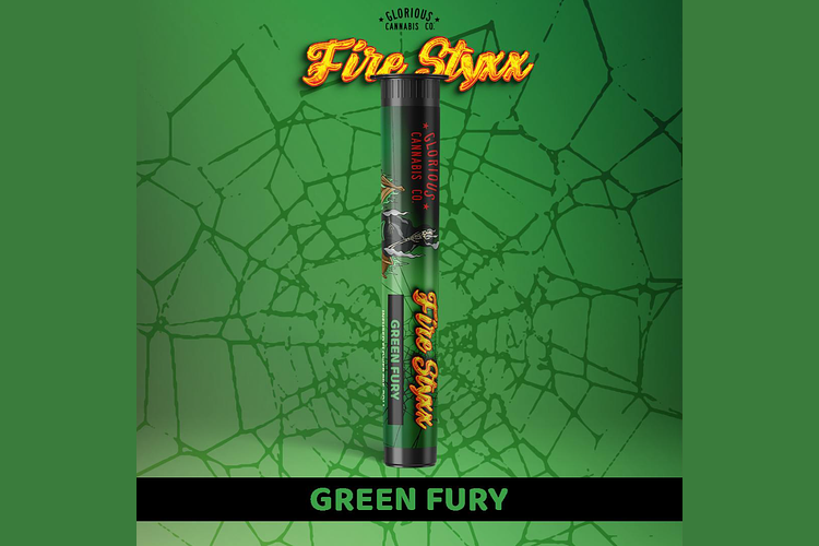 Green Fury Infused Pre-Roll | 1g by Fire Styxx
