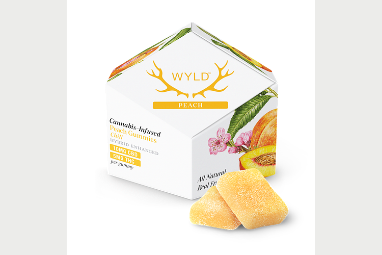 Wyld | Peach Gummies |  2:1 THC:CBD | 100mg by Wyld