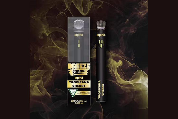 Tropicana Cherry Live Resin Disposable Vape | 1g by Breeze