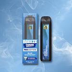 Breeze Pro | Blue Raspberry Disposable Vape | 1g by Breeze
