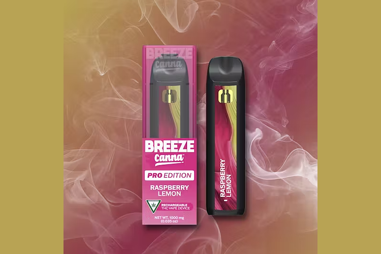 Breeze Pro | Raspberry Lemon Disposable Vape | 1g by Breeze