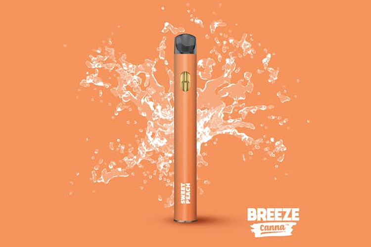 Sweet Peach Disposable Vape | 1g by Breeze
